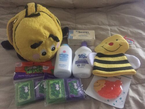 Bumble Bee New Baby Shower Gift Bath Bundle Boy Girl Unisex Present Newborn