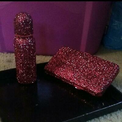 2pc Blinged out Baby Bottle and Wipe Case