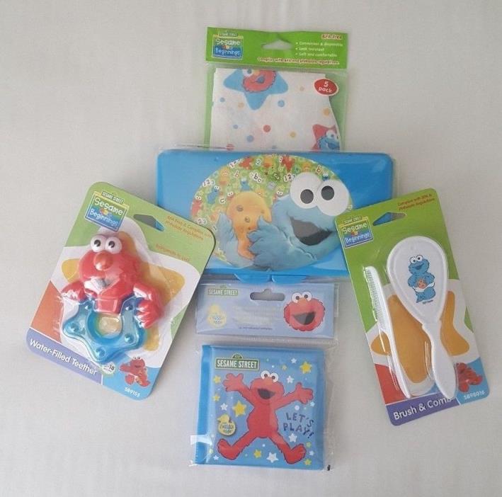 Sesame Street Baby Items Gift Set Choose for Boy or Girl