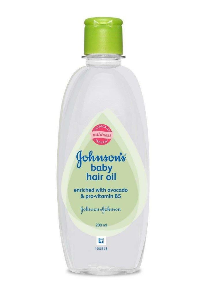 Johnson's Baby Hair Oil (200Ml) Clear