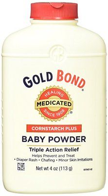 Gold Bond Cornstarch Plus Baby Powder 4 oz (Pack of 9)