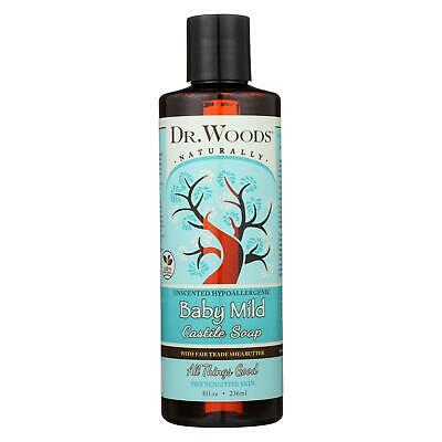Dr. Woods Shea Vision Pure Castile Soap Baby Mild with Organic Shea Butter - 8 f