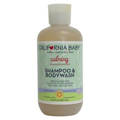California Baby Calming Shampoo & Bodywash - French Lavender - 8.5oz Bottle
