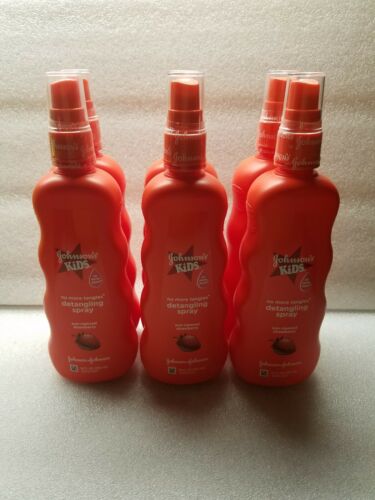 Johnsons Kids No More Tangles Detangling Spray Hair Strawberry 10 oz 6 Bottles