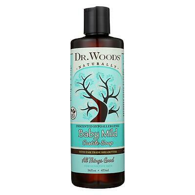 Dr. Woods Shea Vision Pure Castile Soap Baby Mild with Organic Shea Butter - 16