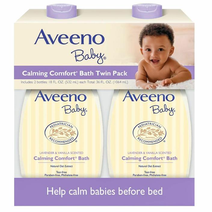 Aveeno Baby Calming Comfort Bath Wash (18 fl. oz., 2 pk.)- FREE Shipping