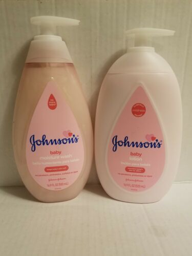 Johnson's Original Pink Newborn Set Wash & Shampoo w/ Lotion (16.9 fl. oz)