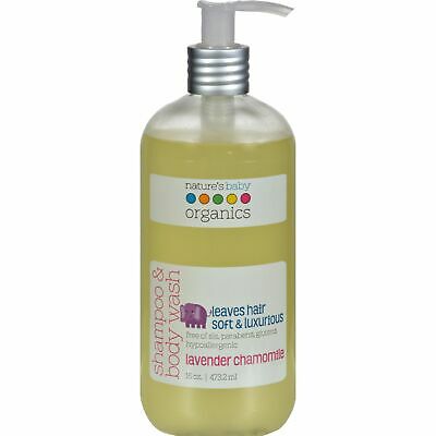 Nature's Baby Organics Shampoo and Body Wash Lavender Chamomile - 16 fl oz