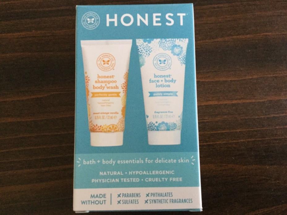 The Honest Company Shampoo + Body Wash & Face + Body Lotion 2 Pack 0.75 Fl oz