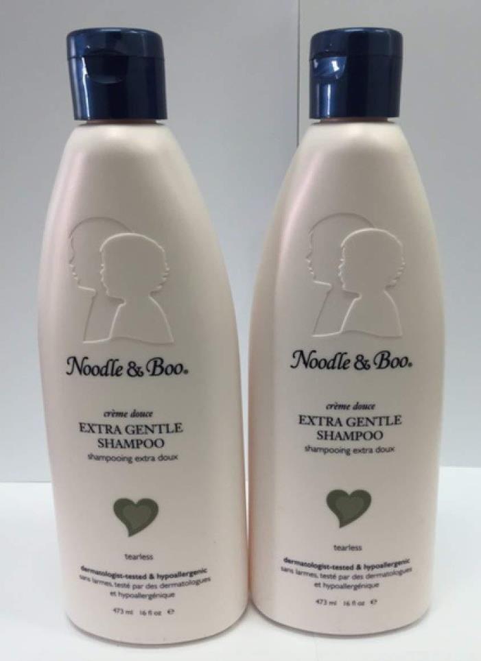 2 large 16oz Noodle & Boo Baby Extra Gentle Shampoo Sensitive Skin Cradle Cap