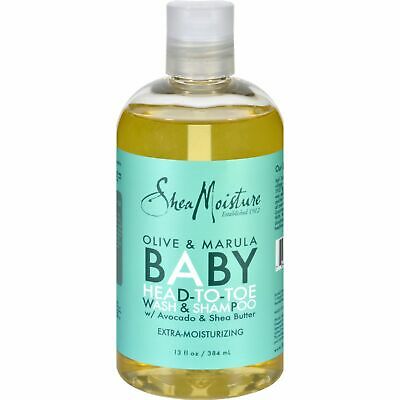 SheaMoisture Shampoo - Head-To-Toe - Baby - Olive and Marula - 13 oz