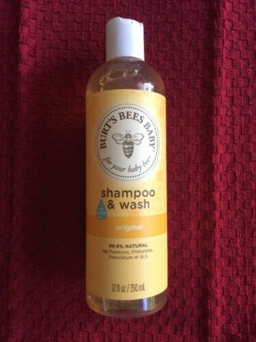 Burt's Bees Baby Natural Shampoo & Wash Original 12oz No Tears