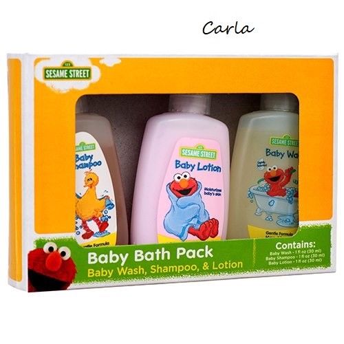 New Sesame Street Baby Bath Pack Travel Shampoo Baby Wash Lotion