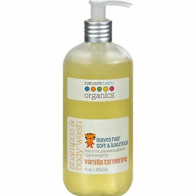 Nature's Baby Organics Shampoo and Body Wash Vanilla Tangerine - 16 fl oz