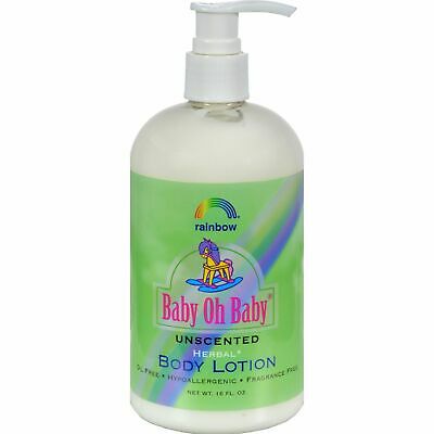 Rainbow Research Body Lotion - Herbal - Baby - Unscented - 16 fl oz
