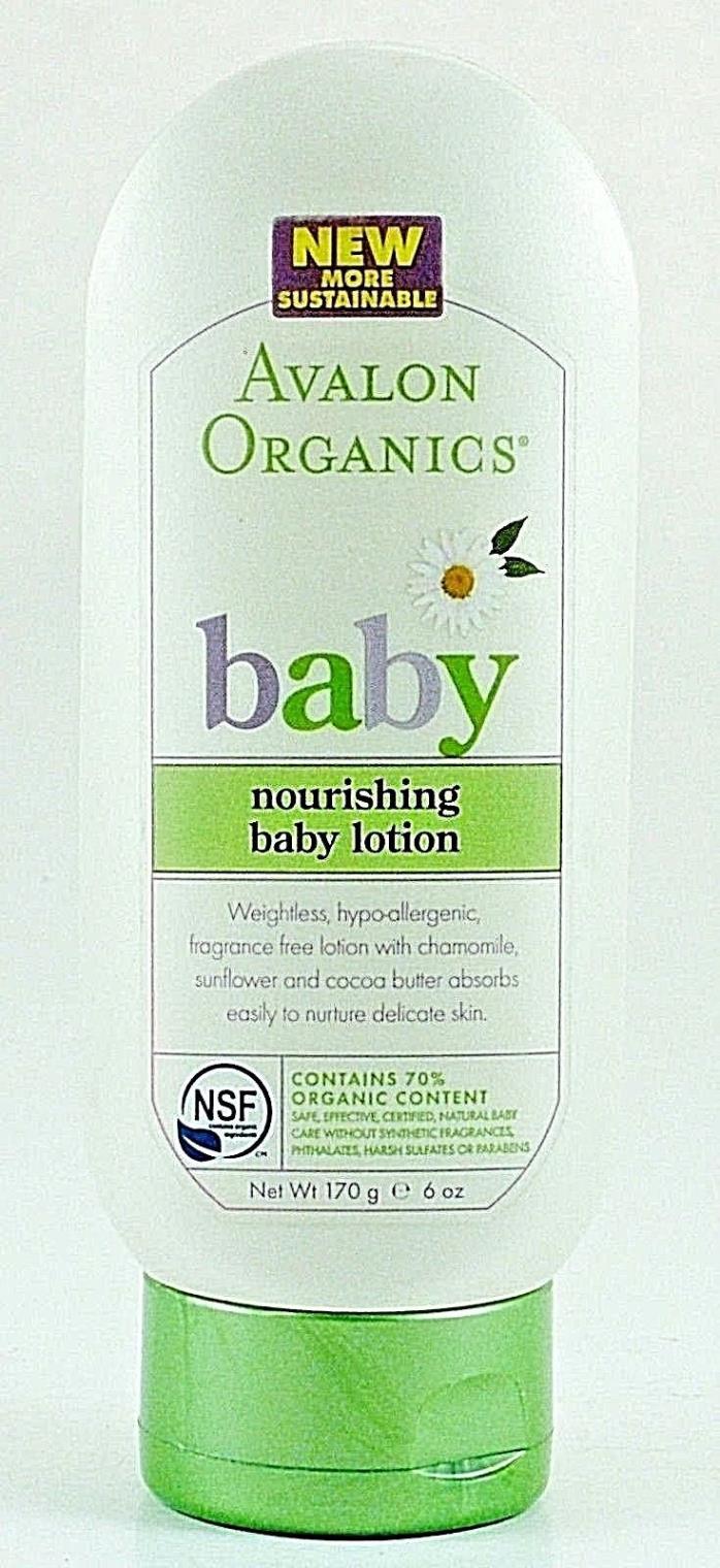 AVALON ORGANICS BABY NOURISHING BABY LOTION HYPOALLERGENIC  6 OZ (170g)