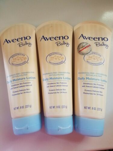 3 Pack - Aveeno Baby Daily Moisture Lotion 8 fl oz Each
