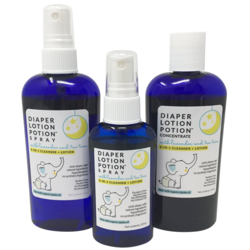 Diaper Lotion Potion - All Natural Diaper Rash Guard for Your Baby's Bottom -