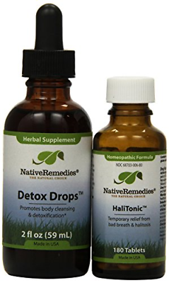 Native Remedies HaliTonic and Detox Drops ComboPack
