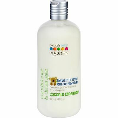 Nature's Baby Organics Conditioner and Detangler - Coconut Pineapple - 16 oz