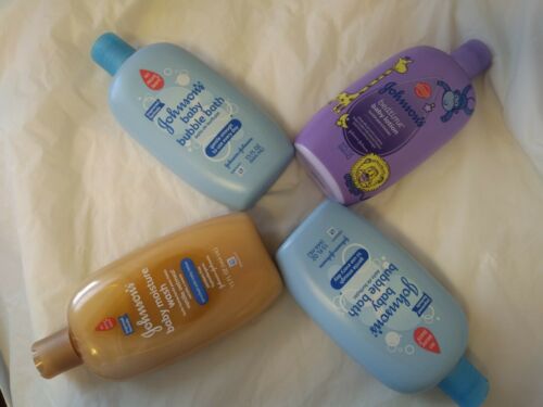 Lots Of 4 Johnson's Baby Variety 2 Buble Bath 1bedtime lotion 1 moinsture wash