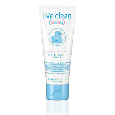 LIVE CLEAN - Gentle Moisture Diaper Rash Cream - 2.6 oz. (75 g)