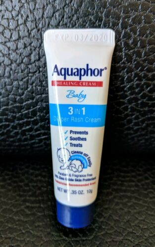 Lot of 29 Aquaphor Healing Ointment Baby 3 in 1 Diaper Rash .35 oz Sample Size