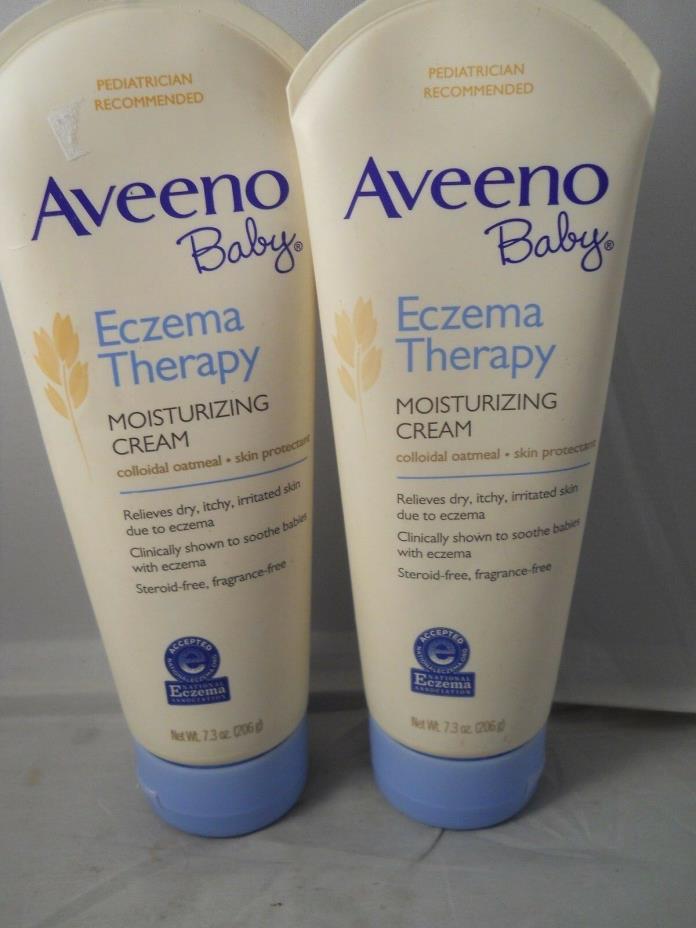 Aveeno Baby Eczema Therapy Moisturizing Cream For Dry Skin, 7.3 OZ (2PK)