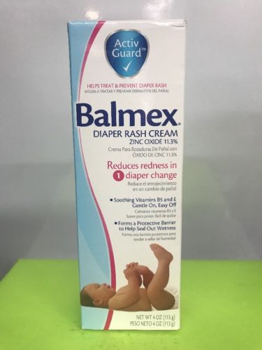 Balmex Diaper Rash Cream with Aloe & Vitamin E, 4 oz