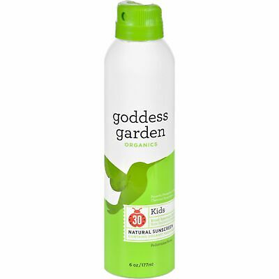 Goddess Garden Organic Sunscreen - Sunny Kids Natural SPF 30 Continuous Spray -