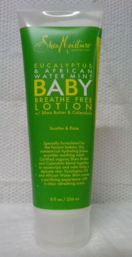 SHEA MOISTURE EUCALYPTUS & AFRICAN WATER MINT BABY BREATHE FREE LOTION 8 FL OZ