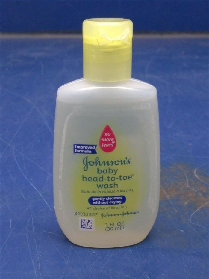 (48 Bottles) Johnson's Baby Head-to-Toe Wash (1 oz. ea.) Travel Size Hotel