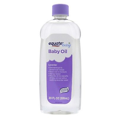 Equate Baby Oil, Lavender, 20 fl oz