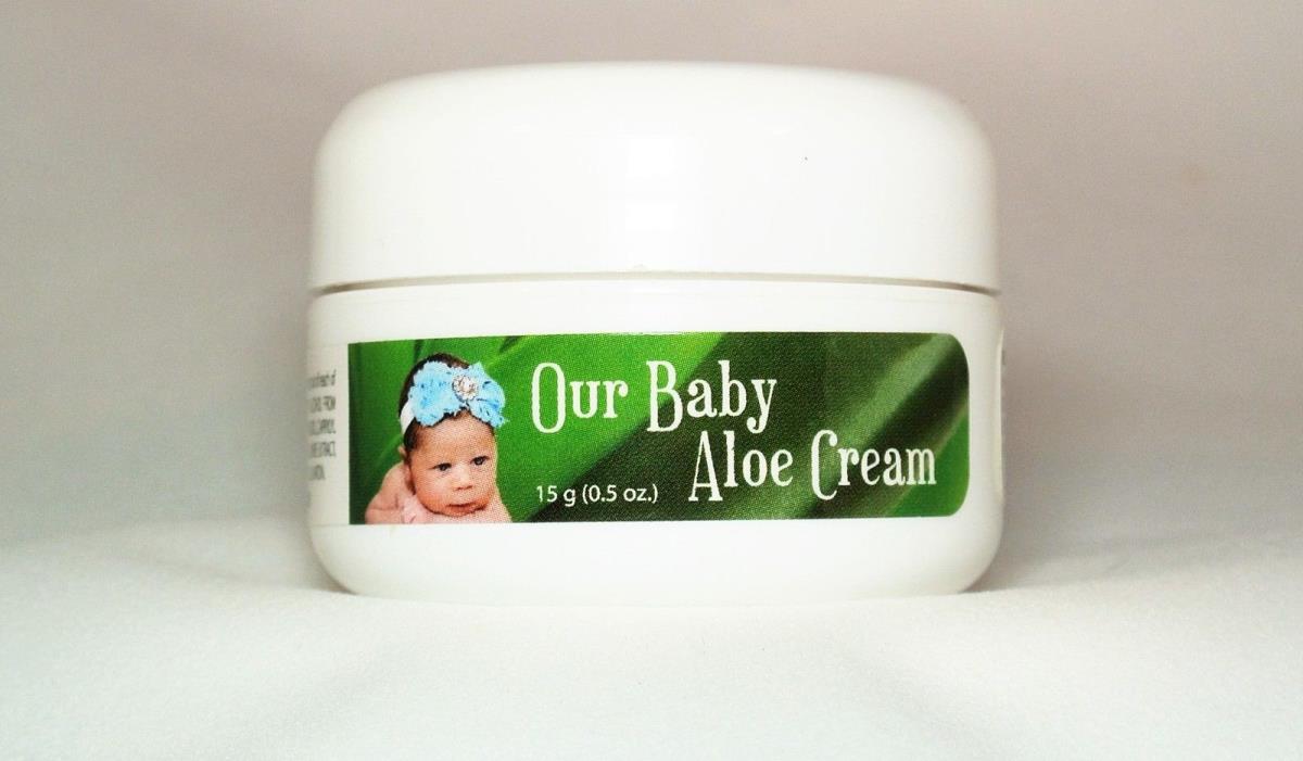 Our Baby Aloe Cream Pack of 15 1/2 oz containers