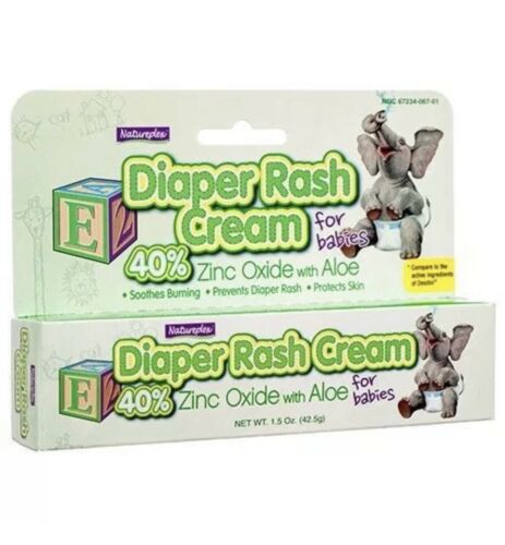 2 x Natureplex Baby Diaper Rash Zinc Oxide 1.5oz Compares Ingredients in Destin