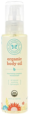 Honest Organic Body Oil, 4 Ounce