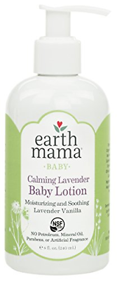 Earth Mama Calming Lavender Baby Lotion with Organic Calendula, 8-Fluid Ounce