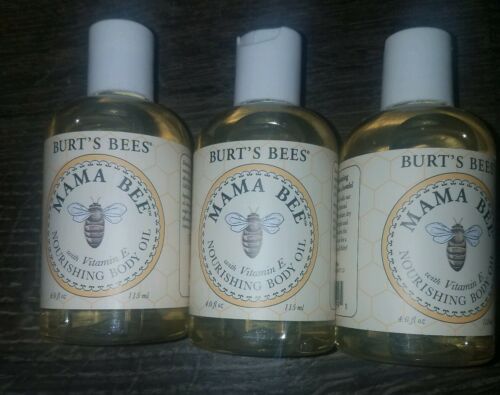 Burt's Bees 100% Natural Mama Bee Nourishing Body Oil Pregnancy Stretch mark x 3