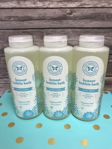 The Honest Co Bubble Bath Purely Simple Fragrance Free 3 Count