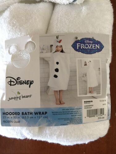 NWT DISNEY FROZEN OLAF HOODED BATH BEACH POOL TOWEL