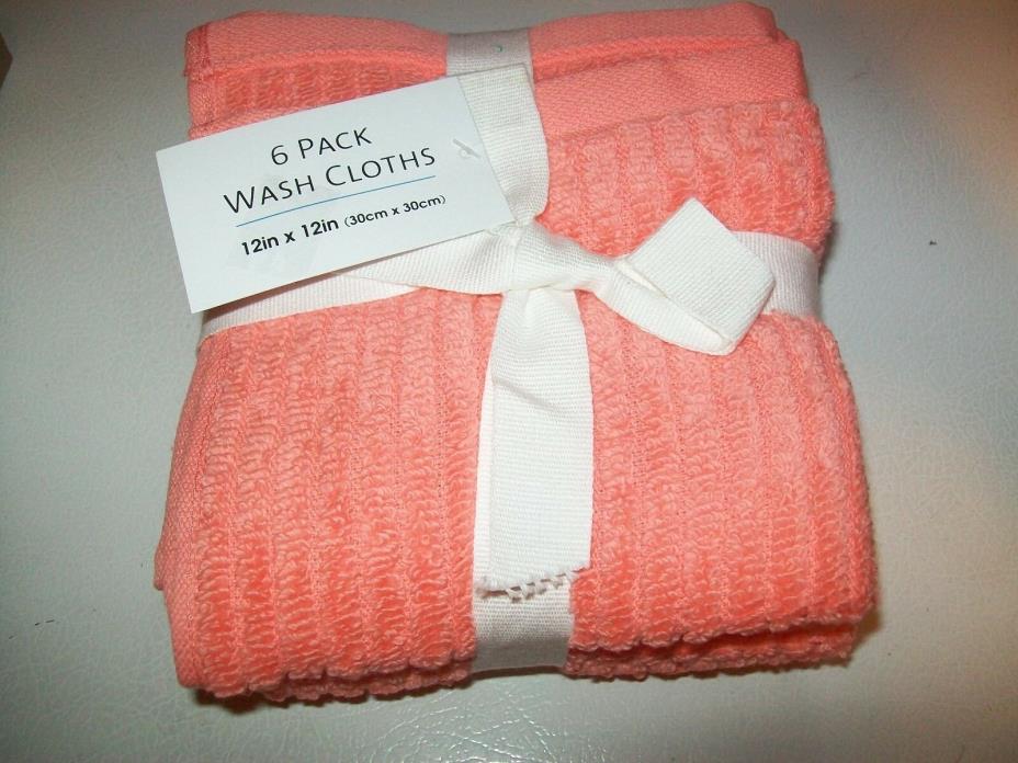 6 PACK OF WASHCLOTHS