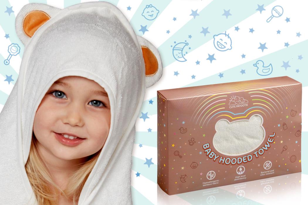 Bamboo Hooded Towel 500 GSM New Cute Animal Baby Toddler Boy Girl Extra Large!