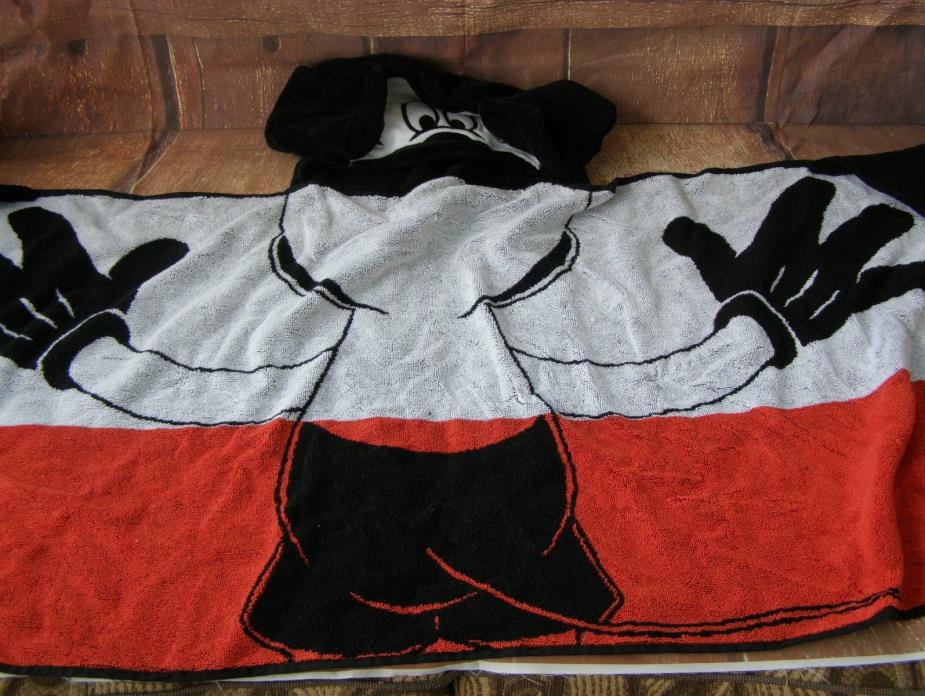 Hooded Towel Disney Mickey Mouse 100% Cotton Terry 51