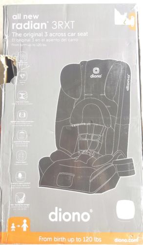 Diono 2018 Radian 3 RXT Convertible Car Seat in Dark Grey Brand New Fast Ship