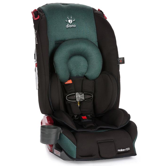Diono 2018 Radian R120 Convertible Car Seat In Black Forest Brand New!!