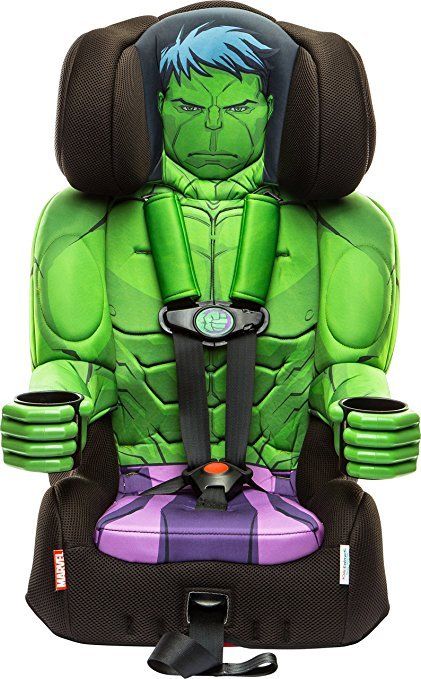 Marvel Incredible Hulk KidsEmbrace Combination Toddler Harness Booster Car Seat