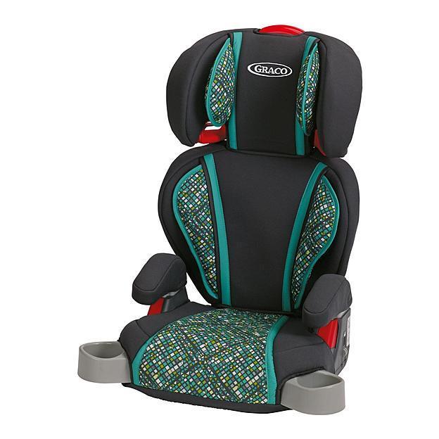 Graco High-Back TurboBooster Car Seat - Mosaic Adjustable Headrest and Armrests