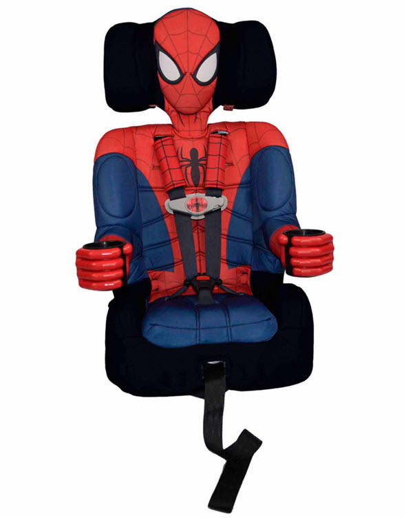 Car Seat Spiderman Booster Toddler Kids Embrace Harness Child Kids Superhero