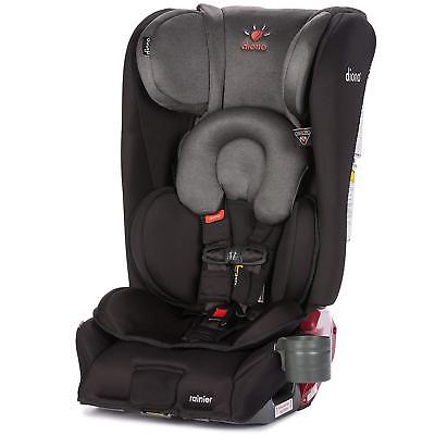 All-In-1 Convertible Car Seat Black Mist Newborn-To-Toddler Safe Seating Space