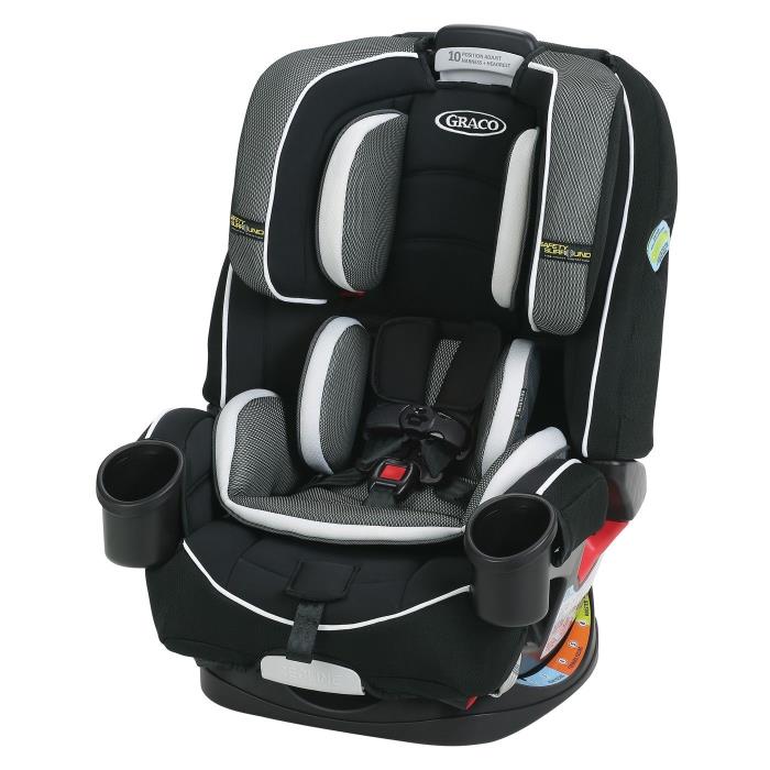 4Ever Convertible Car Seat with Safety Surround Belt-Lockoff - Jacks Front Rear